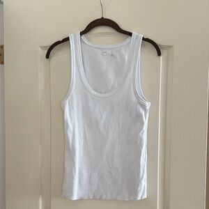 Aerie White Tank Top (Medium)